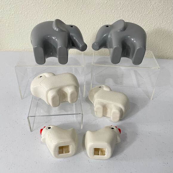 Vintage Little Tikes Noahs Ark Toddle Tots Toy Elephant Lamb Chicken Replacement - Picture 6 of 6